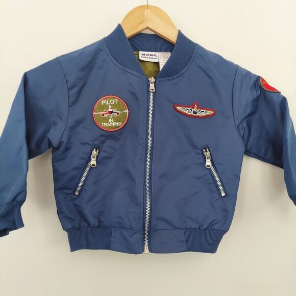 Blueberi Boulevard Jacket Size 3T Blue Bomber Pilot In Training - Picture 1 of 8